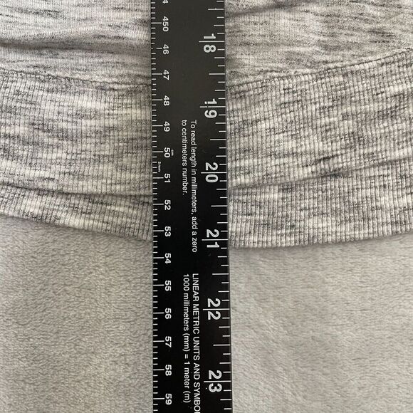 Athleta Sweater Women Extra Small Heather Grey Mindset Sweatshirt Stretch - Picture 10 of 10